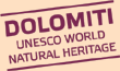 DOLOMITI UNESCO WORLD NATURAL HERITAGE